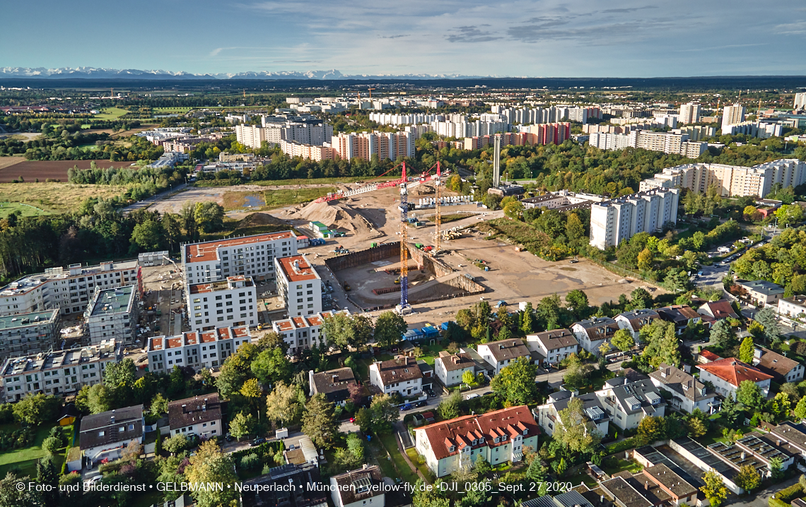 27.09.2020 - Baustelle Alexisquartier in Neuperlach